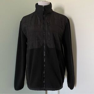 Calvin Klein Men’s Designer Fleece Jacket Black Size Large